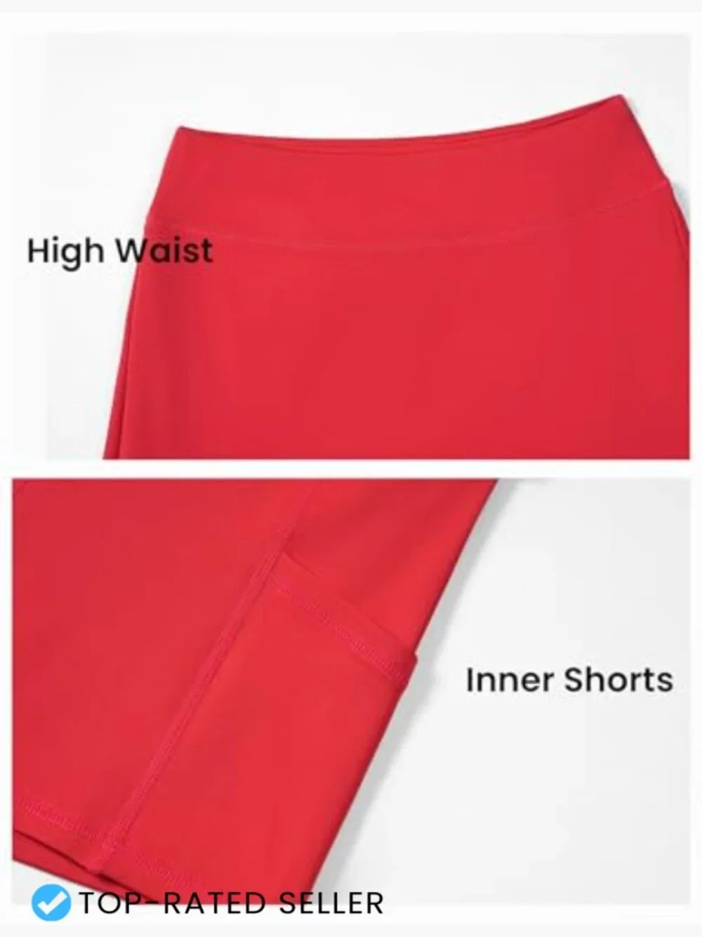 Girls Tennis Skirt with Shorts High Waist Athletic Skort with Pockets Golf